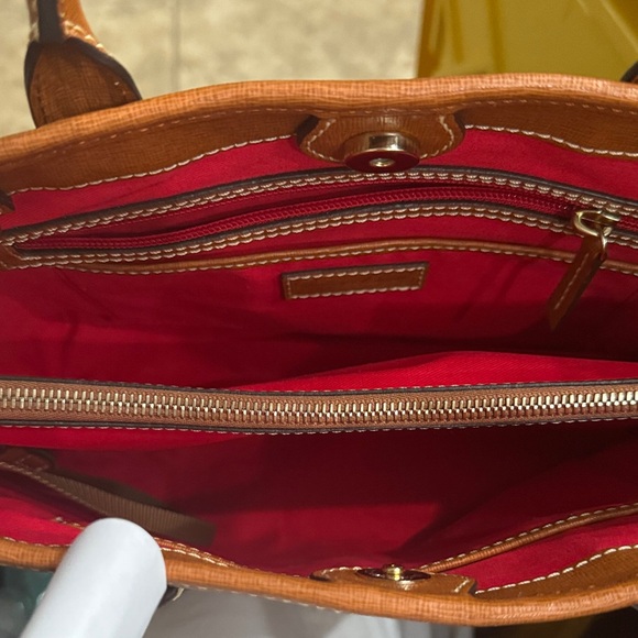 Dooney & Bourke Brown Leather Tote - Picture 7 of 7